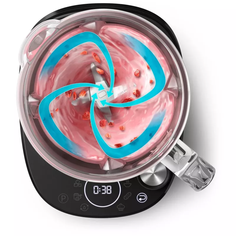 Frullatore da tavolo Philips serie 7000 HR3760/10 nero acciaio inox