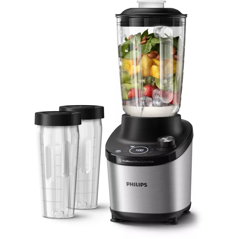 Frullatore da tavolo Philips serie 7000 HR3760/10 nero acciaio inox