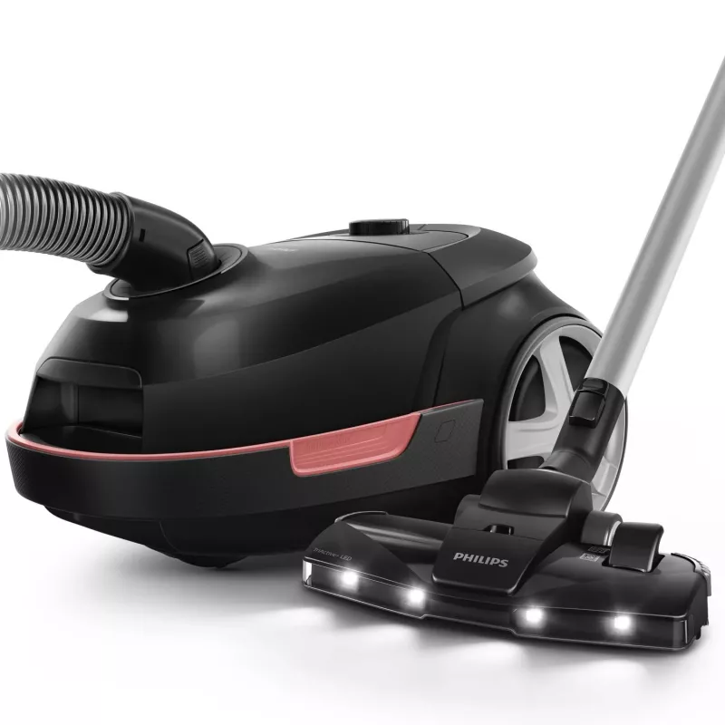 Aspirapolvere a traino Philips XD6142/12 — 900 W, sacchetto da 4 L, filtro HEPA, nero