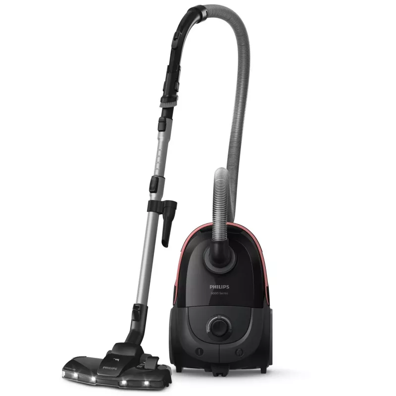 Aspirapolvere a traino Philips XD6142/12 — 900 W, sacchetto da 4 L, filtro HEPA, nero