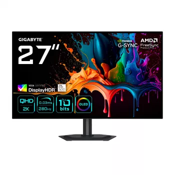 GIGABYTE MO27Q28G monitor gaming OLED QHD 27