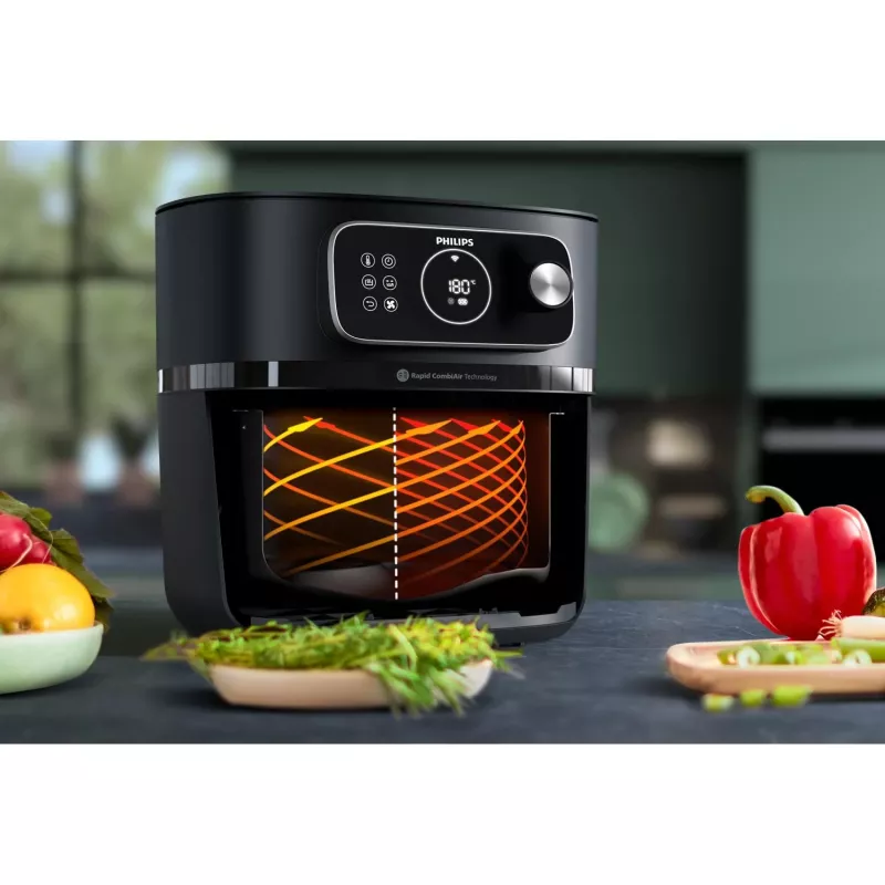 Philips HD9876/90 Airfryer 7000 series, 8,3 L, 2200 W, nero