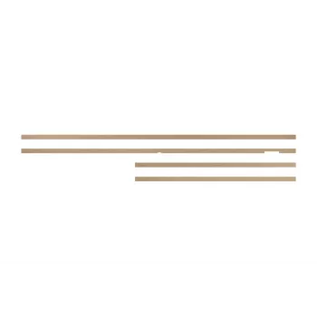 Samsung 75 pollici cornice personalizzabile cornice bianca (2025) – Teak, cornice, beige, 190,5 cm (75