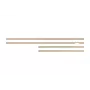 Samsung 75 pollici cornice personalizzabile cornice bianca (2025) – Teak, cornice, beige, 190,5 cm (75