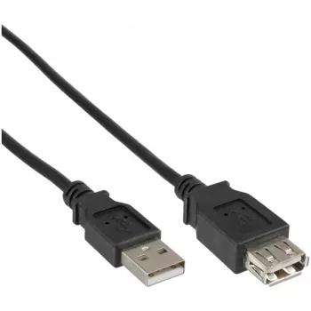 Cavo di prolunga USB 2.0 Type-A connettore maschio/femmina InLine 34605B nero 5m