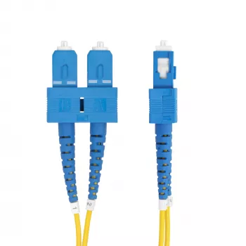 StarTech.com cavo in fibra ottica 30m SC a SC (UPC) OS2 monomodale duplex, 9/125µm, 40G/100G Zipcord, resistente alle pieghe, bassa attenuazione di inserzione – cavo patch in fibra LSZH