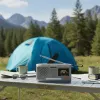 Radio a manovella portatile Marmitek RESQ 100 — DAB/DAB+/FM, 3 W, LCD, USB-C, jack 3,5 mm, grigio chiaro