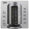 AXAGON HMC-WL9 hub docking USB-C 9-in-1 con 10 Gbit/s, 100W PD, 8K HDMI, Ethernet, ricarica wireless
