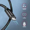 Cavo USB-C a USB-C AXAGON BUCM4X-CM05AB — USB4 Gen 3x2, 40 Gbit/s, 240 W, 0,5 m, nero