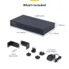 StarTech.com switch KVM HDMI a 8 porte con kit rackmount 1U, 4K 60Hz HDMI 2.0, commutazione a pulsante e hotkey, hub USB a 4 porte, indipendente dal sistema operativo, conforme TAA