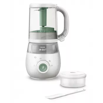 Philips AVENT Premium SCF885 cuocivapore e frullatore 4-in-1, 0,24 L, 1 L, verde, bianco, Cina, 70 m, 0,7 m