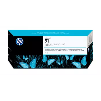 HP 91 775 ml cartuccia d'inchiostro pigmentato nero foto DesignJet, serie stampanti HP DesignJet Z6100, getto d'inchiostro termico, nero, 324 mm, 120 mm, 64 mm