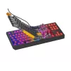 GENESIS Thor 230 TKL tastiera gaming USB + RF Wireless + Bluetooth QWERTY nero, grigio, arancione