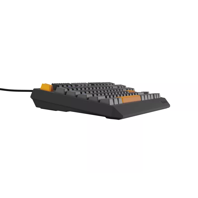 GENESIS Thor 230 TKL tastiera gaming USB + RF Wireless + Bluetooth QWERTY nero, grigio, arancione