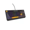 GENESIS Thor 230 TKL tastiera gaming USB + RF Wireless + Bluetooth QWERTY nero, grigio, arancione