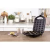Macchina per waffle Mesko MS 3041 — 1600 W, nero, prepara 24 waffle ellittici (220–240 V)