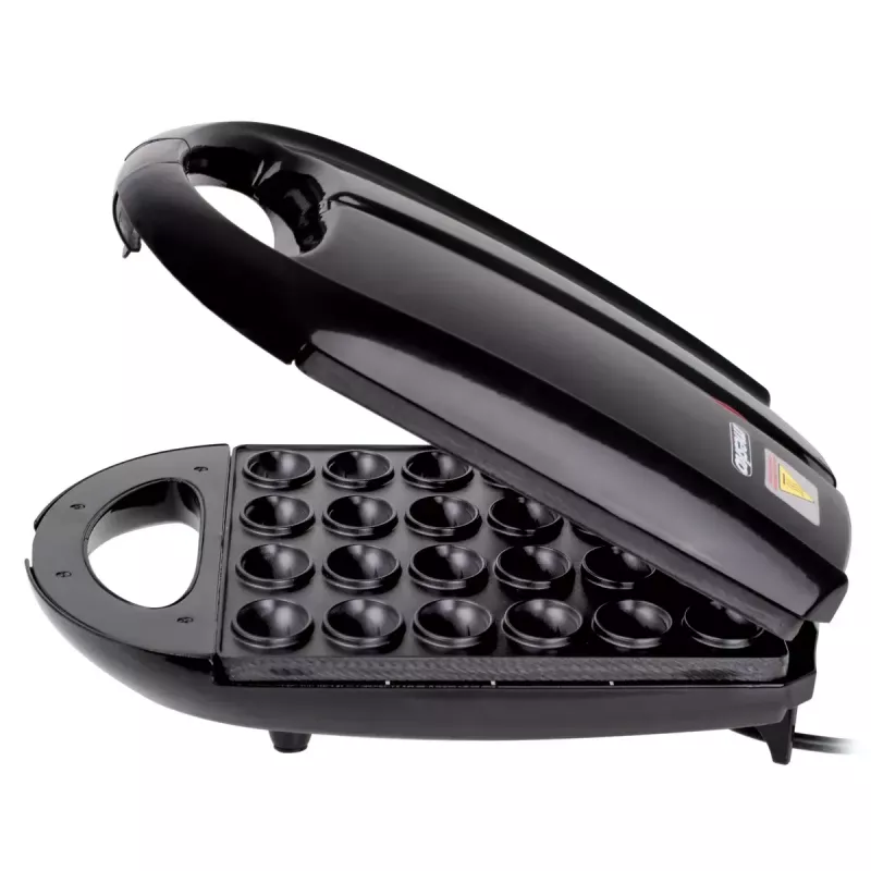 Macchina per waffle Mesko MS 3041 — 1600 W, nero, prepara 24 waffle ellittici (220–240 V)