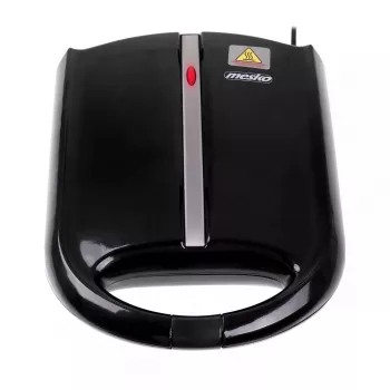 Macchina per waffle Mesko MS 3041 — 1600 W, nero, prepara 24 waffle ellittici (220–240 V)