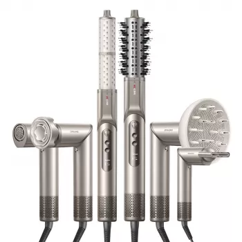 Dreame Dazzle asciugacapelli 1400 W — motore 110000 giri/min, 3 livelli di calore, max. 90°C, oro