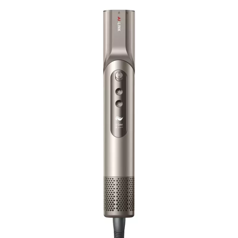 Dreame Dazzle asciugacapelli 1400 W — motore 110000 giri/min, 3 livelli di calore, max. 90°C, oro