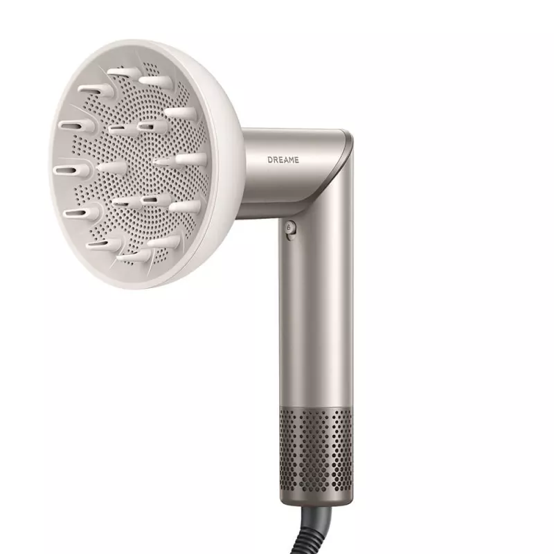 Dreame Dazzle asciugacapelli 1400 W — motore 110000 giri/min, 3 livelli di calore, max. 90°C, oro