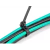 DeLOCK fascette per cavi riutilizzabili resistenti al calore, 300 x 7,6 mm, nero, 100 pz