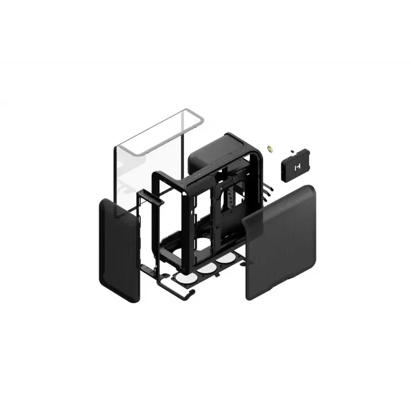 Case per PC Mid-Tower HYTE X50 Pitch nero