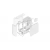 Case PC Mid-Tower HYTE X50 AIR Snow White – chassis Airflow compatto