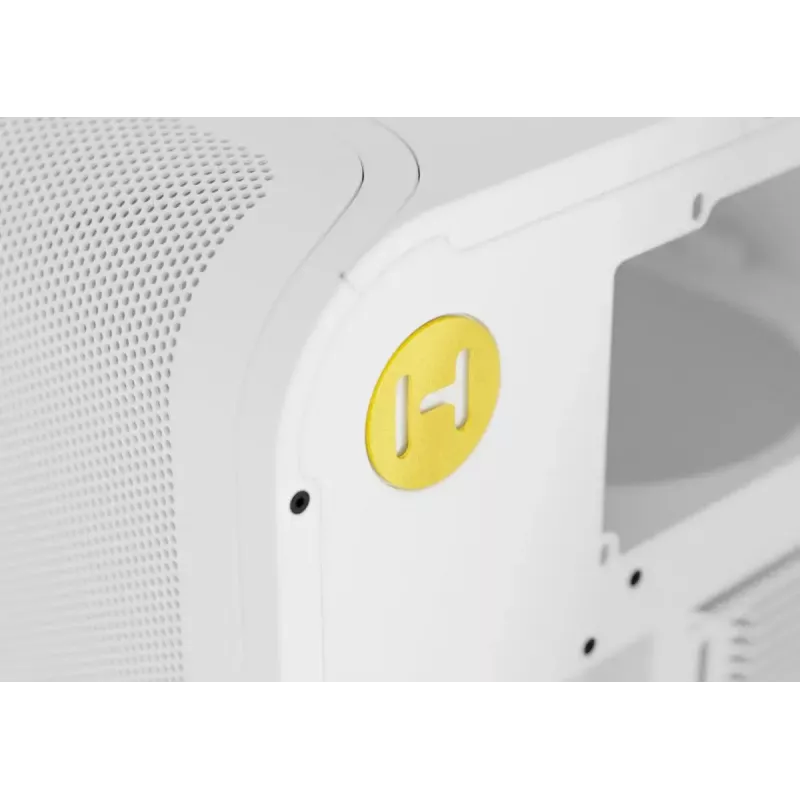 Case PC Mid-Tower HYTE X50 AIR Snow White – chassis Airflow compatto