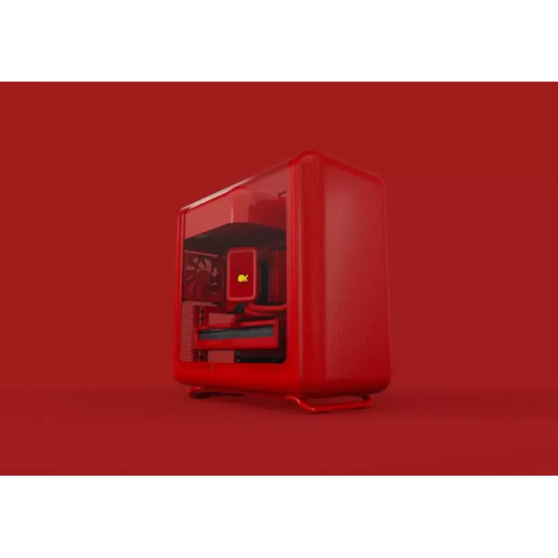Case per PC Mid-Tower HYTE X50 (Cherry) — HYTE X50 CASE MID-TOWER CHERRY