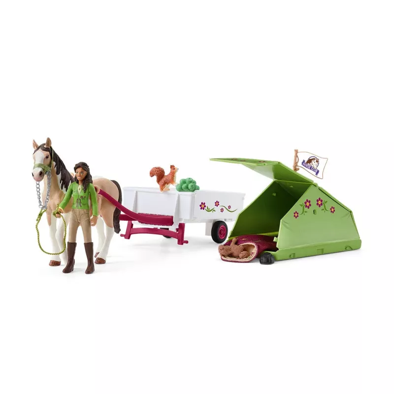 Action/Abenteuer Schleich HORSE CLUB avventura in campeggio di Sarah
