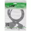 Prolunga elettrica InLine tipo F angolata, nera, 2 m