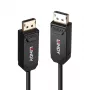 Lindy 10m Cavo ibrido in fibra ottica DP 2.0 UHBR10, 10 m, DisplayPort, DisplayPort, maschio, maschio, 7680 x 4320 pixel