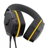 Headset da gaming con filo TRUST 25784 con archetto, 20–20.000 Hz, cavo 1,2 m, nero/giallo