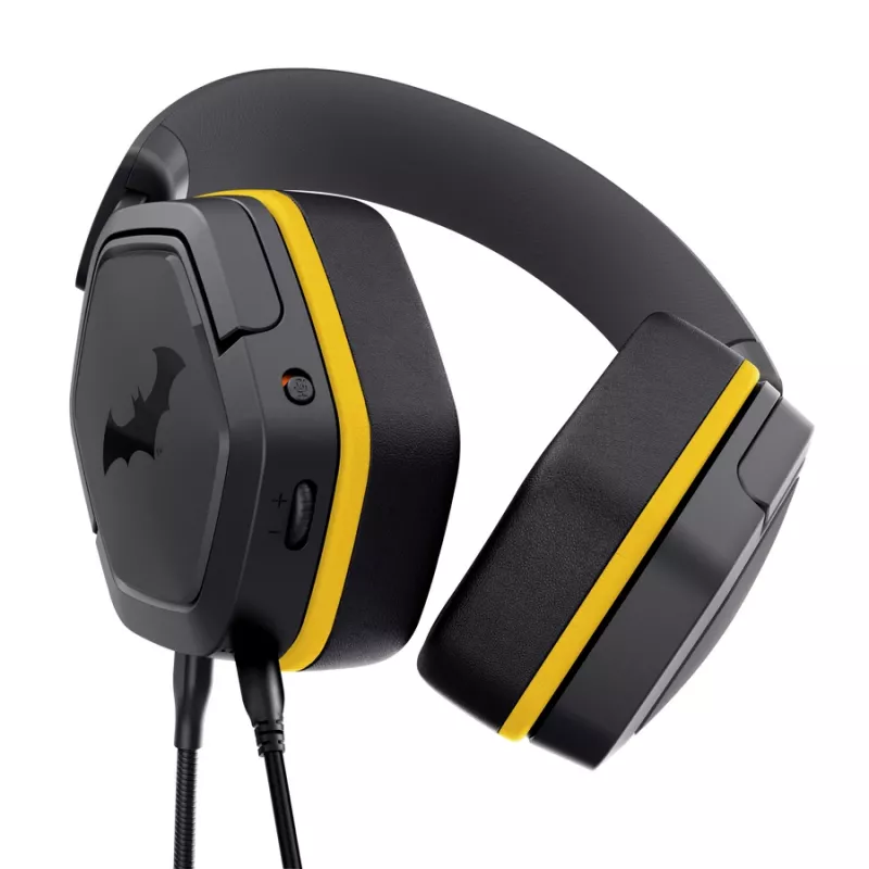 Headset da gaming con filo TRUST 25784 con archetto, 20–20.000 Hz, cavo 1,2 m, nero/giallo