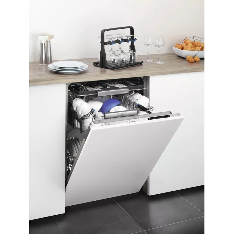 Portabicchieri Electrolux 9029795540 — nero, per 8 bicchieri, H260×B220×T330 mm