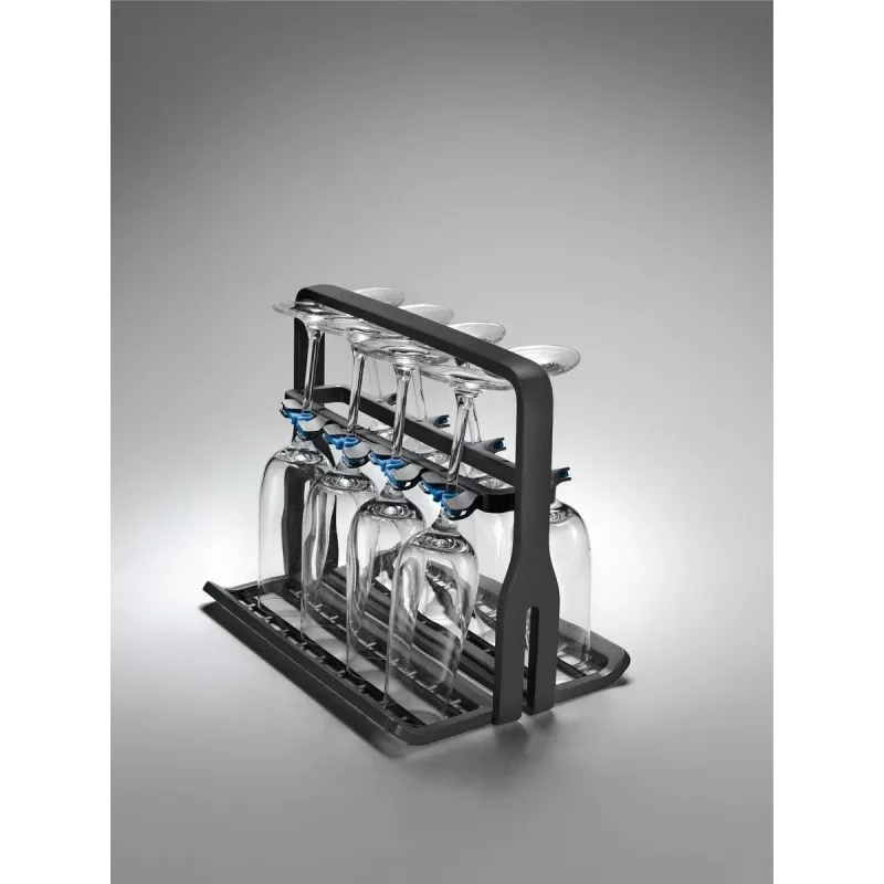 Portabicchieri Electrolux 9029795540 — nero, per 8 bicchieri, H260×B220×T330 mm