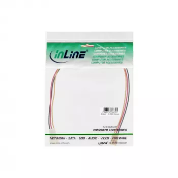 InLine Prolunga cavo ventola 3 poli connettore maschio/femmina Molex lunghezza 1m
