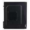Akyga AK35BK Case PC Micro-ATX, Micro ATX / Flex ATX / Mini ITX, 2x USB 2.0, senza alimentatore, nero