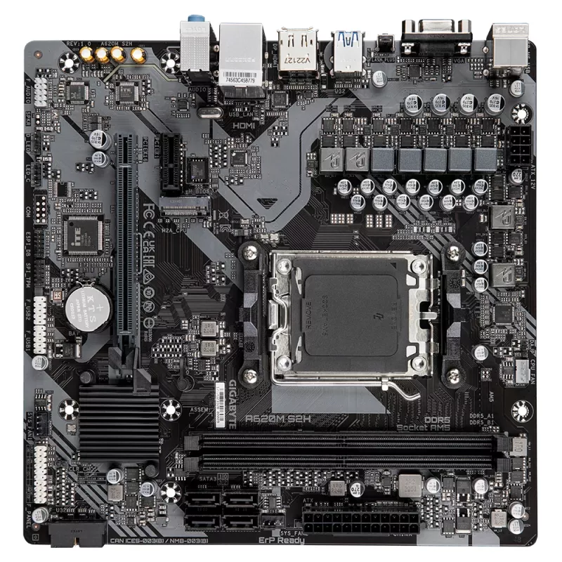 GIGABYTE A620M S2H scheda madre, A620, AM5, Micro ATX