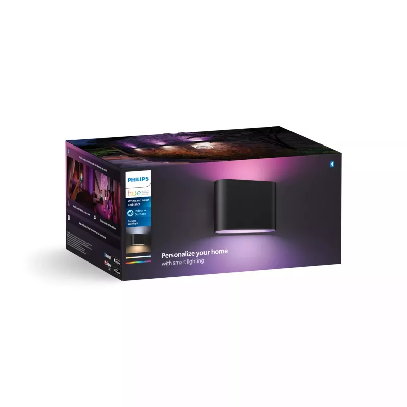 Applique Philips Hue Dymera Nero LED Interno/Esterno 160 mm, 220–240V