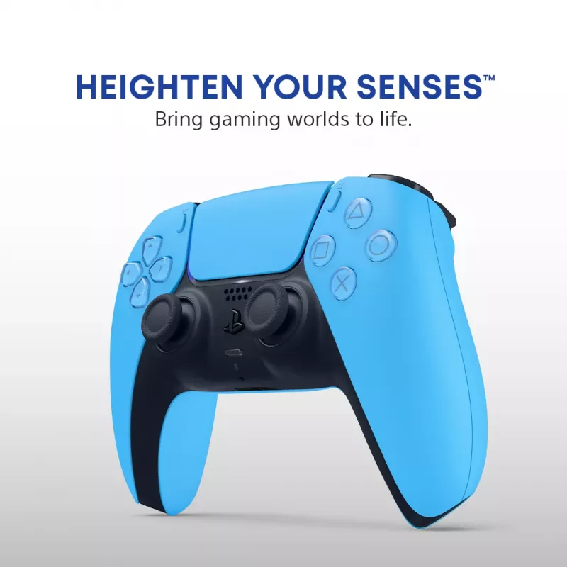 Gamepad Sony DualSense v3 Blu — Bluetooth/USB, USB-C, batteria integrata, compatibile PlayStation 5