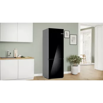 Frigorifero combinato Bosch Serie 6 KGN49LBCF Freestanding 440 L Nero