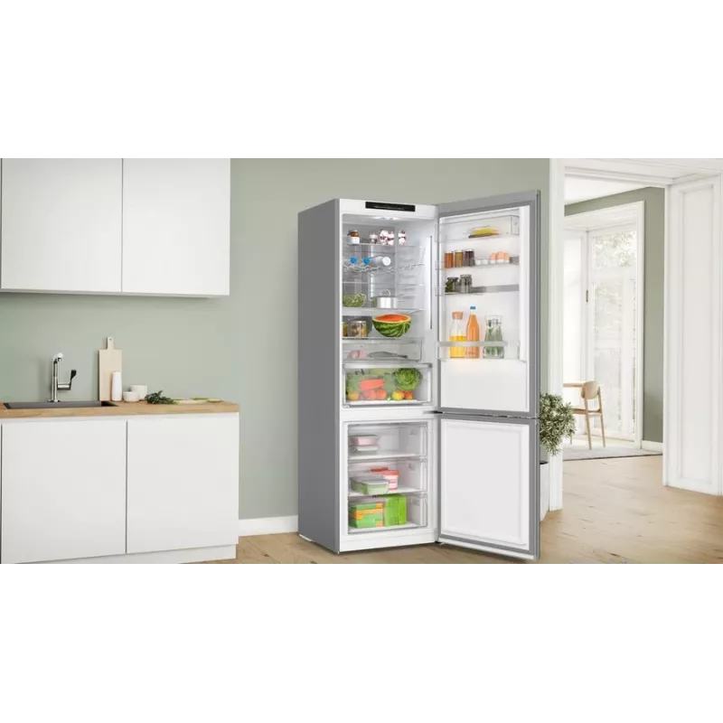 Frigorifero combinato Bosch Serie 6 KGN49LBCF Freestanding 440 L Nero
