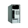 Case PC CHIEFTEC ATX Mini-Tower alluminio spazzolato SECC nero — Micro ATX, 2 vani 3,5
