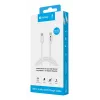 Cavo di ricarica Sandberg USB-C>MicroUSB 1m, 1 m, USB C, Micro-USB B, bianco