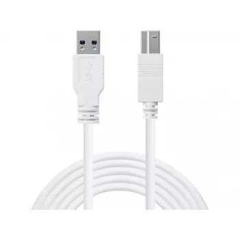 Cavo Sandberg USB 3.0 A-B 1,8 m, 1,8 m, USB A, USB B, USB 3.2 Gen 1 (3.1 Gen 1), 5 Gbit/s, bianco