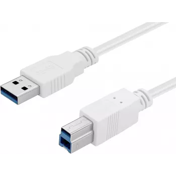 Cavo Sandberg USB 3.0 A-B 1,8 m, 1,8 m, USB A, USB B, USB 3.2 Gen 1 (3.1 Gen 1), 5 Gbit/s, bianco