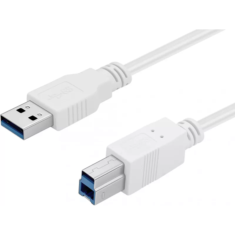 Cavo Sandberg USB 3.0 A-B 1,8 m, 1,8 m, USB A, USB B, USB 3.2 Gen 1 (3.1 Gen 1), 5 Gbit/s, bianco