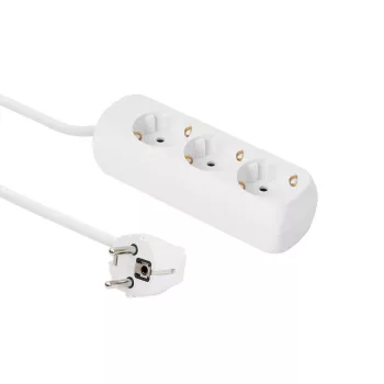 Microconnect GRU0033W prolunga elettrica 3 m 3 prese AC per interni bianco